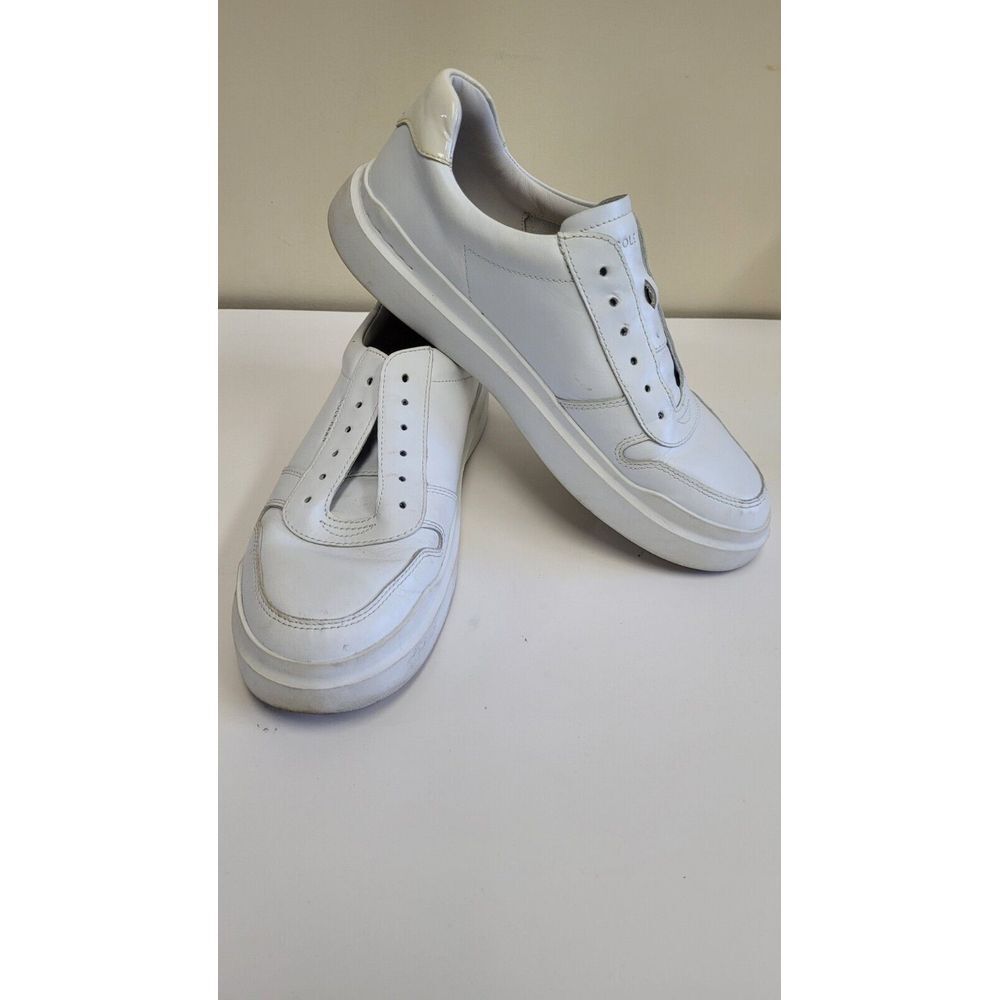 Cole Haan Grandpro Rally Court Shoes Womens 9.5 B  White Leather Sneakers W21919